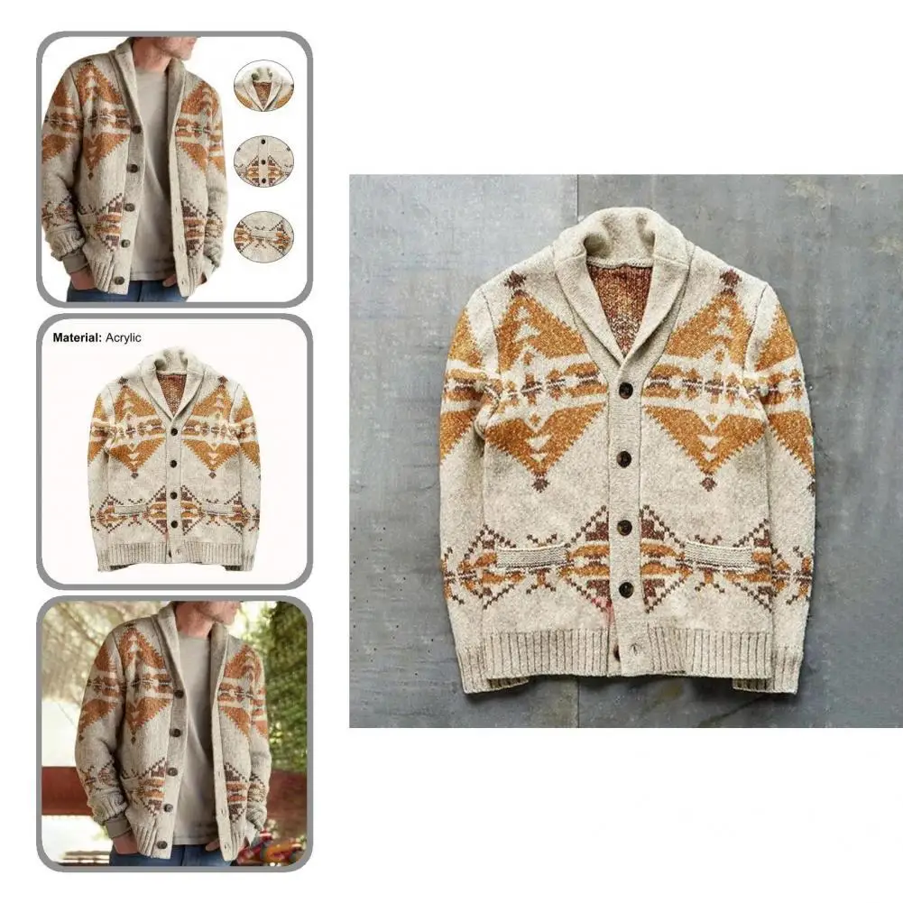 

Good Turndown Collar Cardigan Sweaters Knitted Cardigan Sweaters Warm Long Sleeve