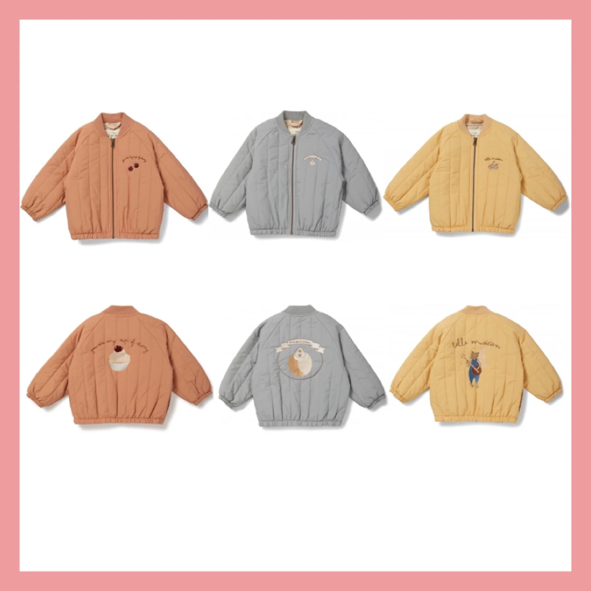 

Konges slojd 2021 autumn winter new flight suit cotton coat