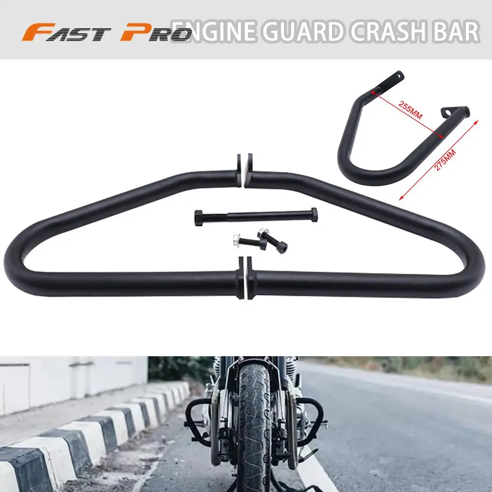 

Motorcycle Crash Bar Engine Guard Kit Frame Side Protector For Royal Enfield Classic 500 Pegasus Stealth Black Squadron Blue