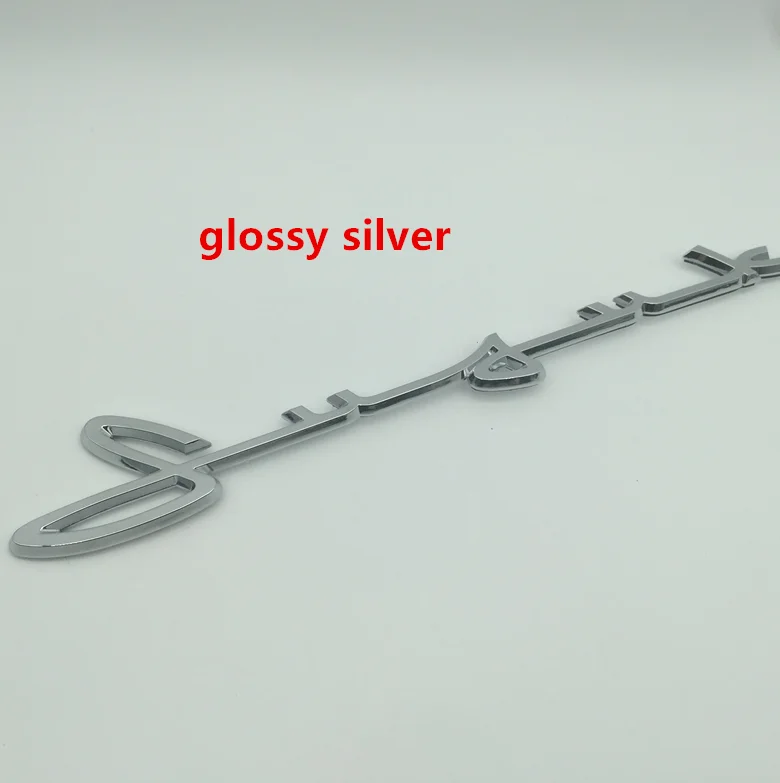 1 шт. Новый 3D ABS серебристый/черный Автомобильный знак Передняя Крышка эмблема