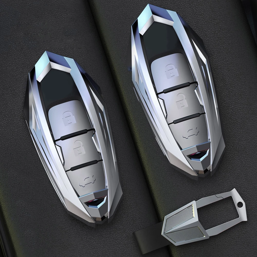 

Zinc Alloy Car Key Case Cover Shell For Nissan Qashqai J10J11 X-Trail t31 t32 kick Tiida Pathfinder Murano Note Juke Car Styling