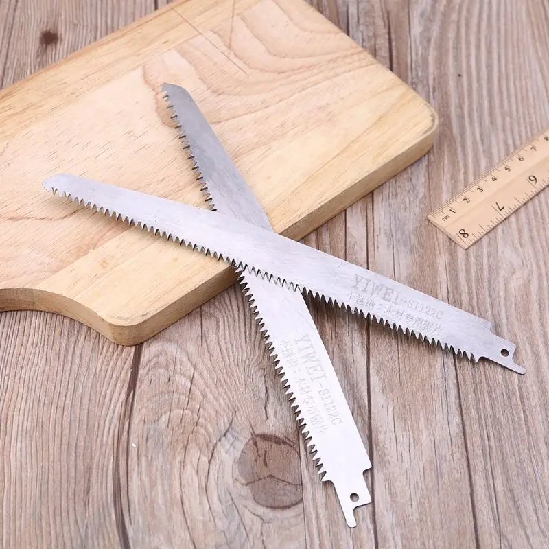 

2pcs S1122C Stainless Steel Reciprocating Sabre Saw Blade for Cutting Wood Metal