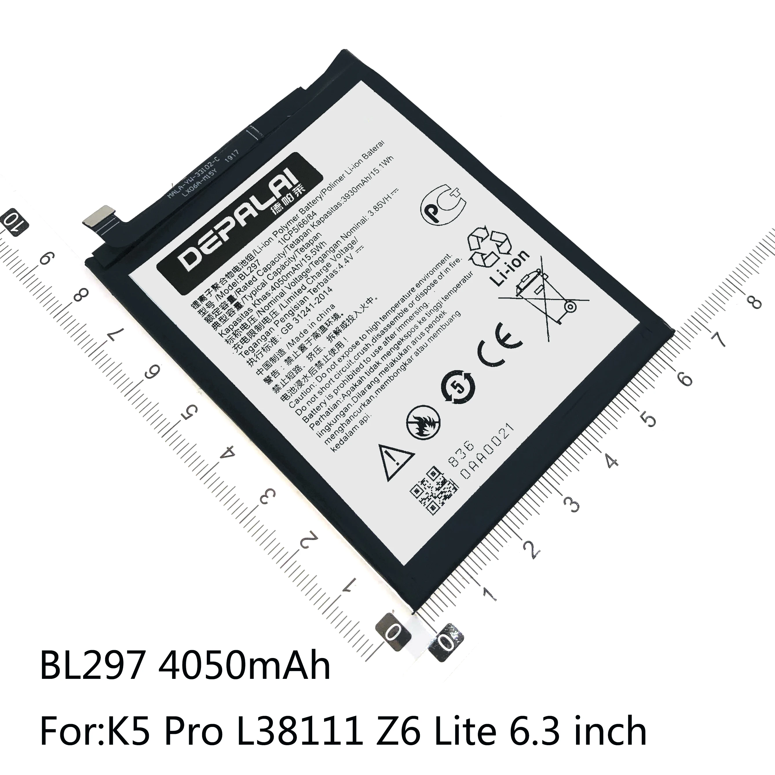 Аккумулятор для Lenovo K5S L38031 K5 Pro L38111 L38041 Z6 Lite 6 3 &quotZ5s L78071 | Мобильные телефоны и