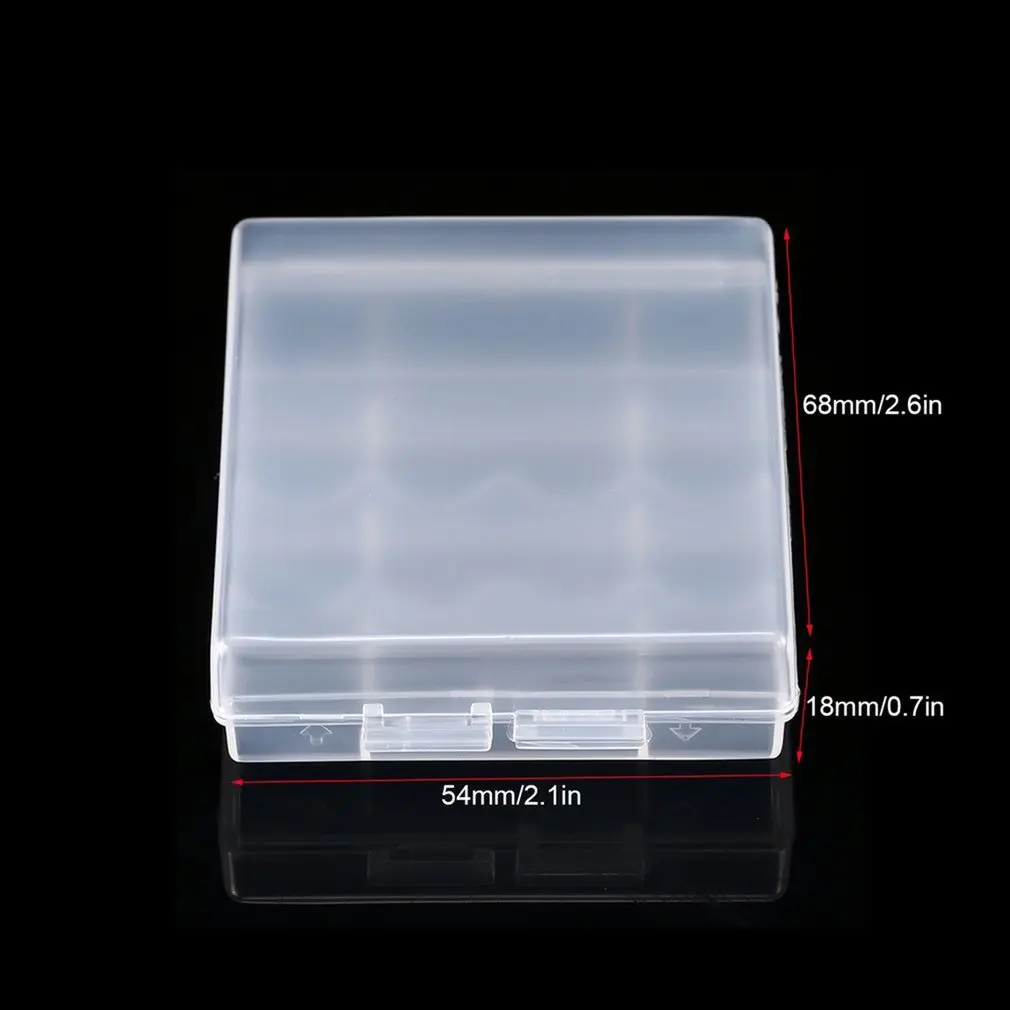 LEISE 4xAA типа AA или AAA Пластик Батарея держатель хранения Чехол коробка для батарей