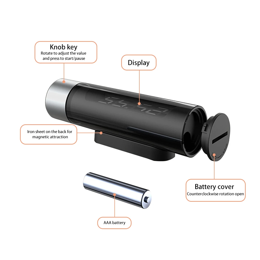 Цифровой кухонный таймер для кухни светодиодный счетчик приготовления пищи