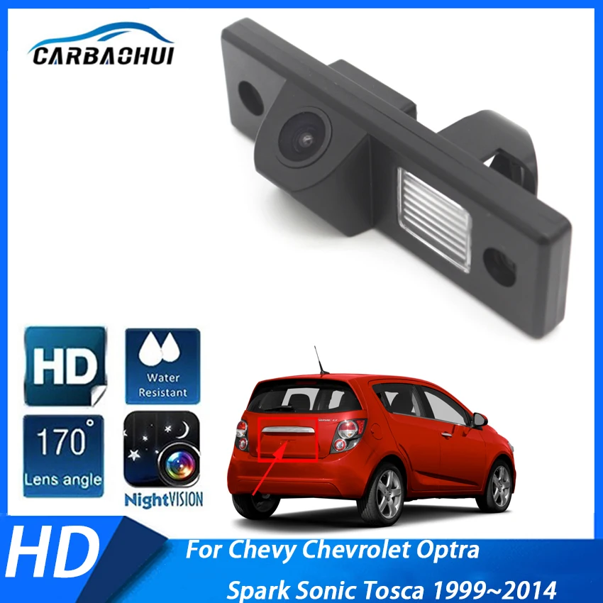 Cámara de visión trasera inalámbrica CCD, imagen Full HD a Color, impermeable, para Chevy Chevrolet Optra Spark Sonic Tosca 1999 ~ 2012 2013 2014
