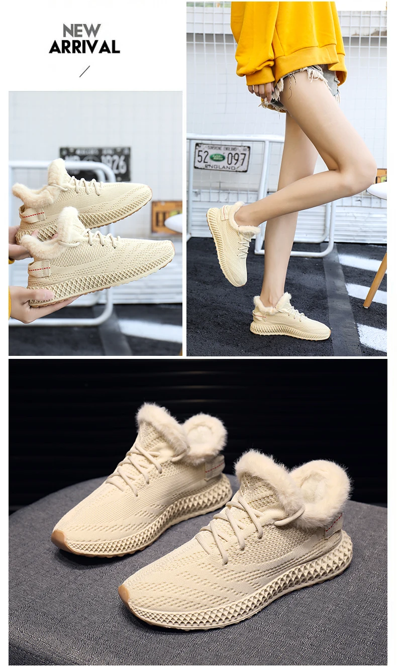 Fashion Sneakers for Women Keep Warm Platform Sneakers Women Luxury Shoes Women Designers Women's Vulcanize Shoes