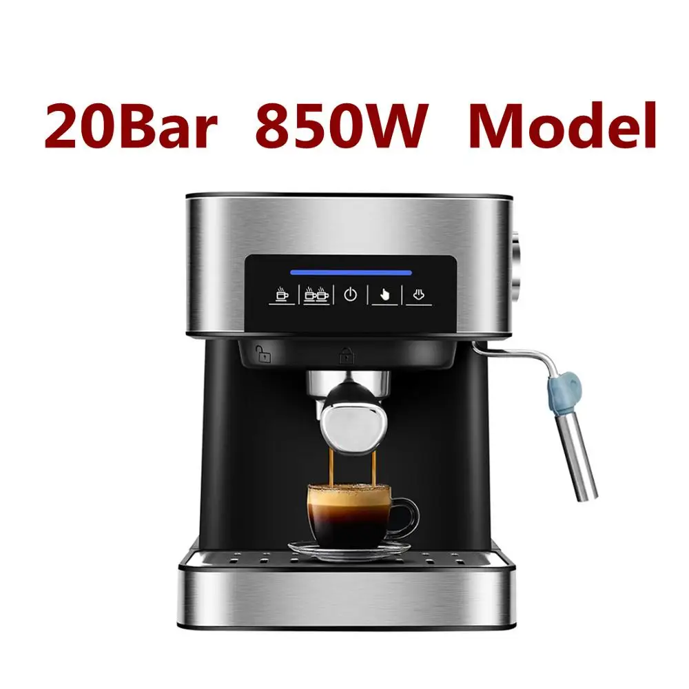 20Bar 850W model CUKYI итальянская эспрессо-кофемашина 20 бар, Паровая Полуавтоматическая кофеварка высокого давления, молочные пузырьки, кофемашины с вилкой ЕС и США - Цвет: 20Bar 850W model