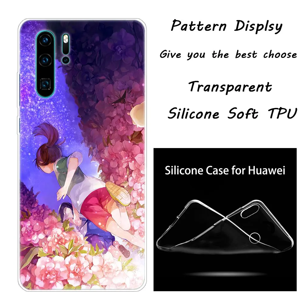 004 Мягкий чехол аниме студия Ghibli унесенный спиром Тоторо для huawei NOVA 3 3i 5 5i P20 P30 Pro P9 P10 P8 Lite P Smart Z Plus - Цвет: 004