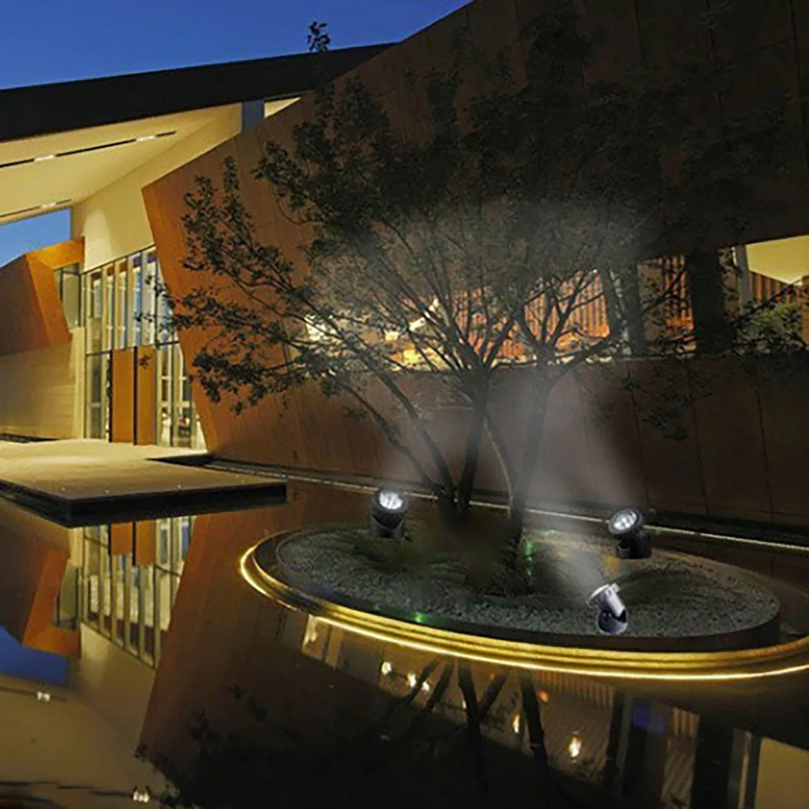 

Solar Lights Waterproof Submersible Pool Decor For Outdoor Garden Landscape Lamp Multicolor Submersible Pond Spotlights/*
