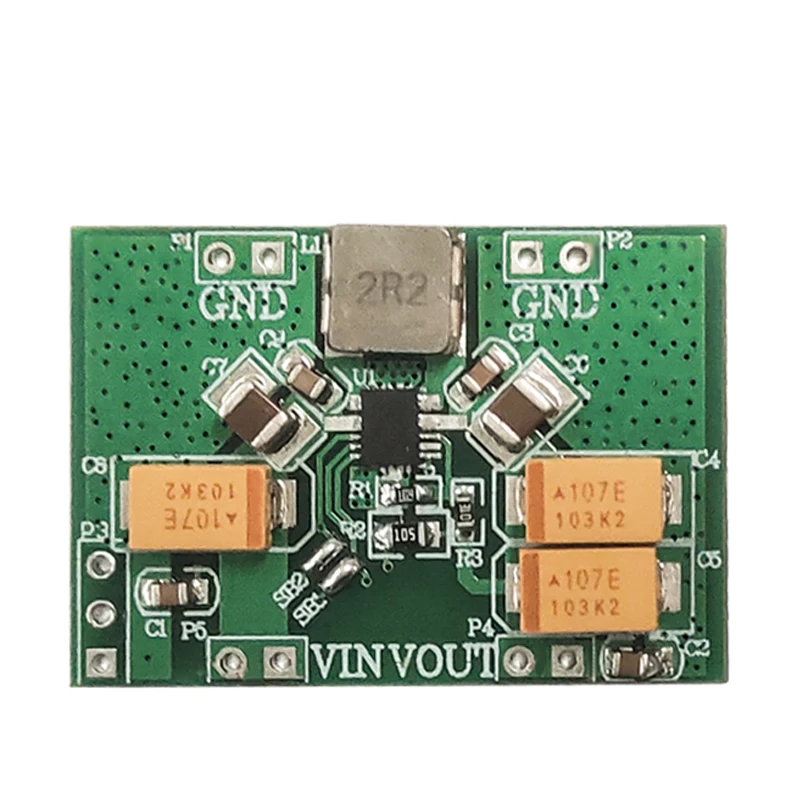 

TPS63020 плата модуля автоматического подъема, 2,5 в 3,3 В 4,2 В 5 В литиевая батарея с низкой пульсацией