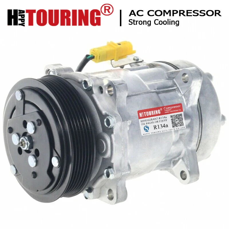 

SD7V16 AC Compressor For PEUGEOT 406 307 607 807 CITROEN BERLINGO XSARA C5 6453.JN 6453.LX 9639109580 9653860480 9653860480