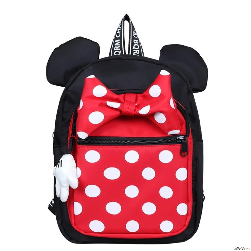 

Disney Mickey School Bag Minnie for Boys Girls baby Bag Children Backpack Kindergarten Backpack kid School Bags Satchel