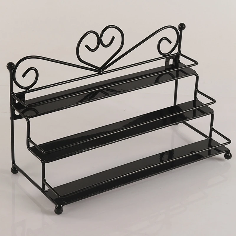 Лак для ногтей Метал Полка Косметическая Лаки Дисплей держатель Дизайн с