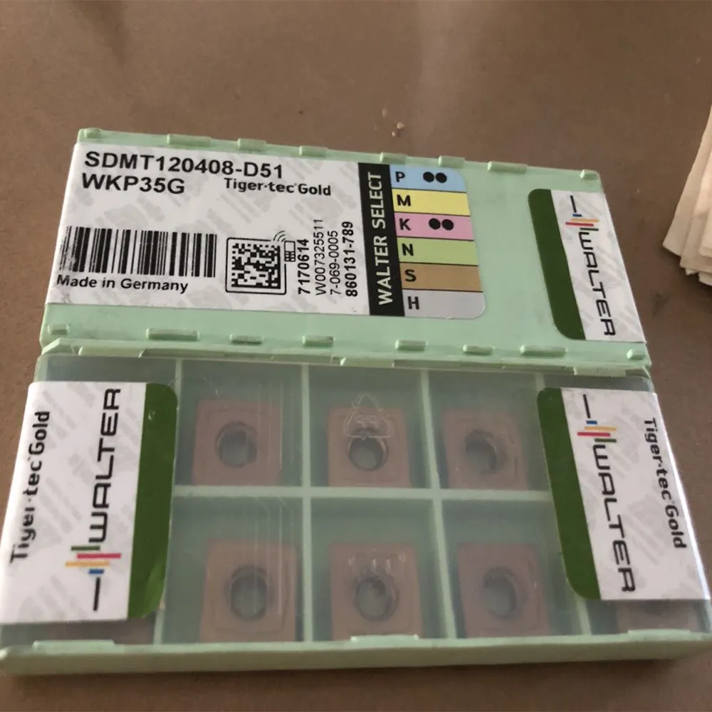 

WALTER SDMT120408-D51 WKP35G CARBIDE INSERTS 10pcs