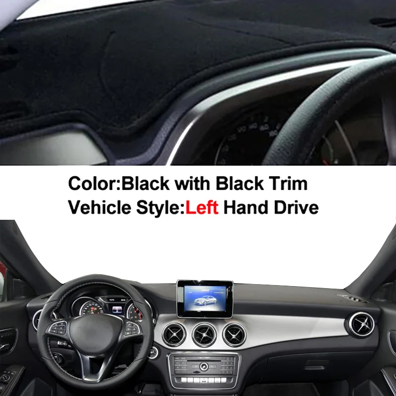 

Накидка на приборную панель автомобиля для Mercedes-Benz CLA C117 2013 2014 2015 2016 2017 2018 2019 200 CLA180 220 250 AMG CLA200