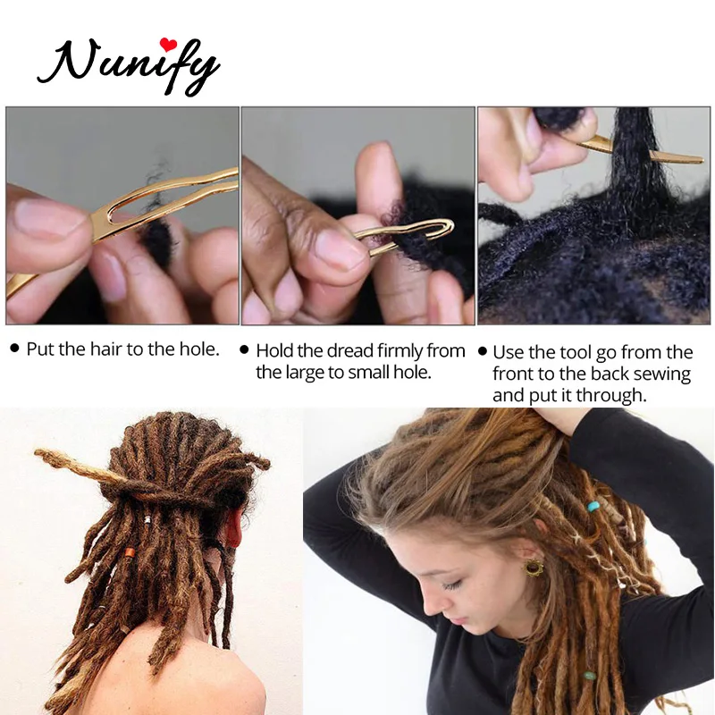 Инструменты для блокировки Locs Deadlocks игла блонд пересекающиеся иглы волос Easylocks