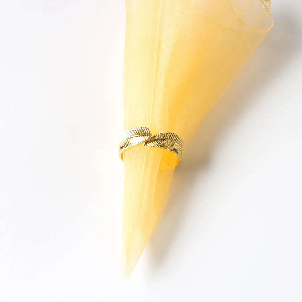 6 шт. декоративное кольцо для салфеток из цинкового сплава|napkin holder|gold napkin ringsring |