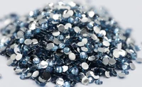sky blue color 3456mm flatback %d1%81%d1%82%d1%80%d0%b0%d0%b7%d1%8b resin non hotfix rhinestones in bulk package plastic nail art decoration for garment