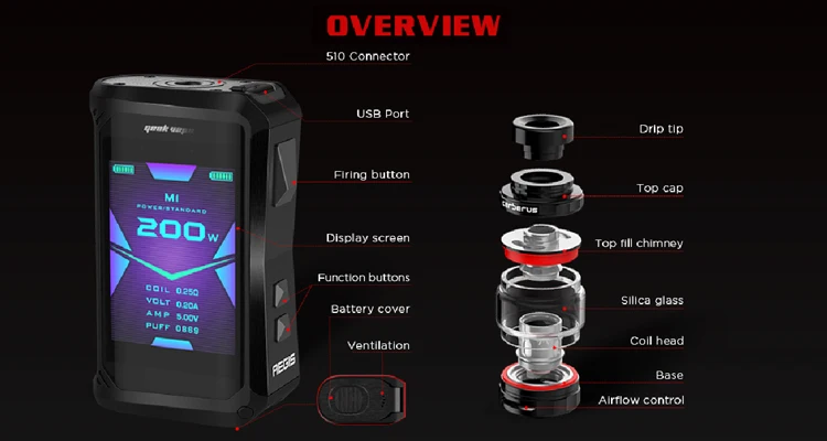 2 шт. Geekvape Aegis X kit электронная сигарета 200 Вт Vape Mod fit 5,5 мл cerbrus Танк/Аэро сетка распылитель водонепроницаемый вейп набор VS Aegis Solo