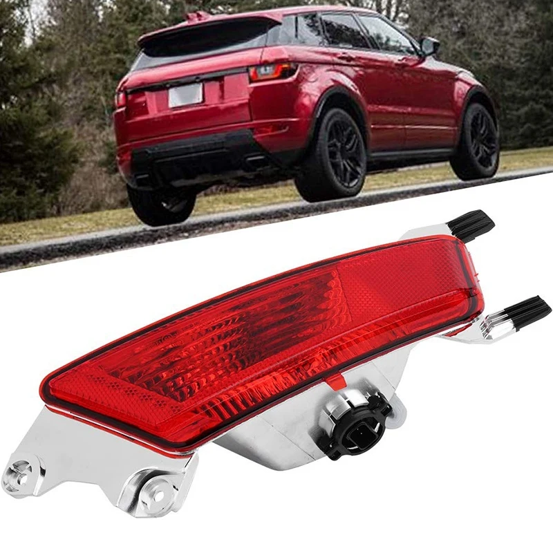 

Car Rear Bumper Fog Lights Lamp with Bulb for Range Rover Evoque 2011-2018