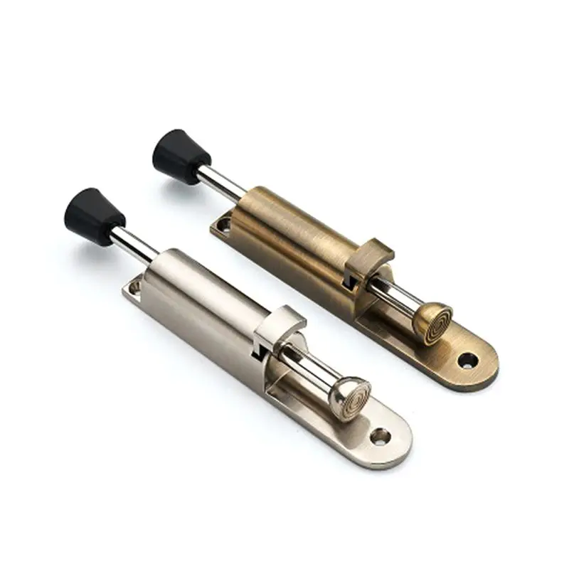 

Foot Operated Lever Door Stops Holder Adjustable Kickdown Buffer Fittings Hardware Tools Household