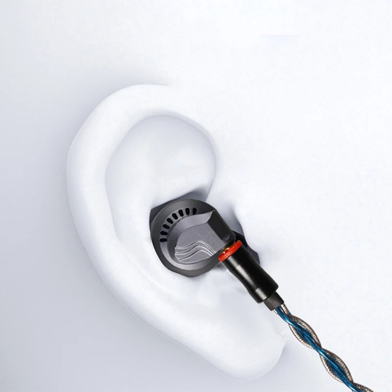 Yincrow RW-3000 Flagship HIFI гарнитура IEM 15 мм динамический привод металлические музыкальные