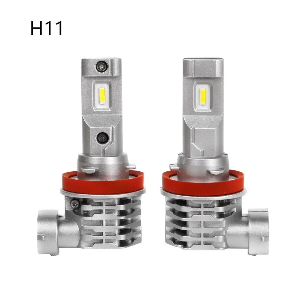 

1 Pair Car 6000K White In-line M4 LED Headlights IP65 1600LM 25W Fit H11 9005 9006 DC9V - 32V For Car Headlights Efficiency