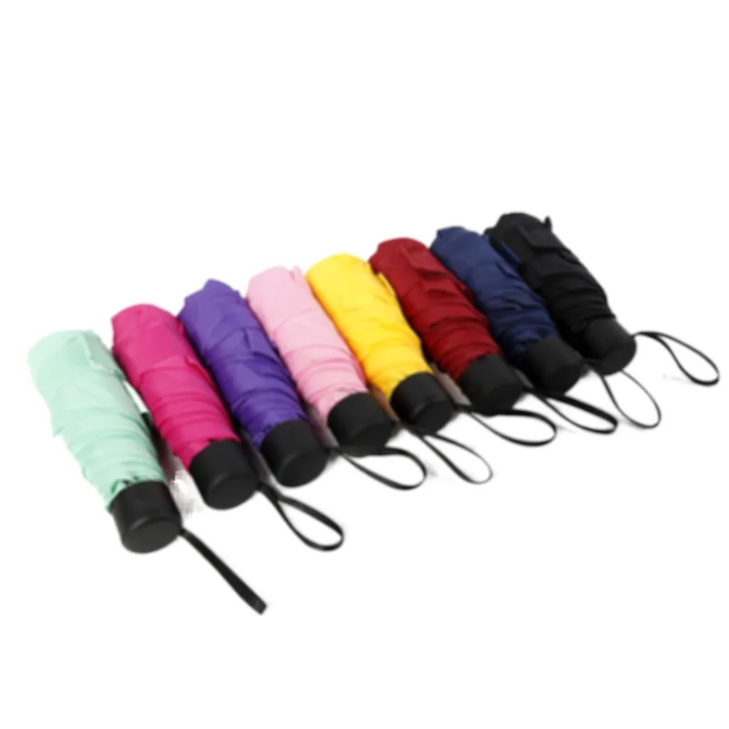 

Women Fashion Folding Umbrella Rain Anti-UV Waterproof Portable Travel Small Umbrellas Girls Gift Men Mini Pocket Parasol