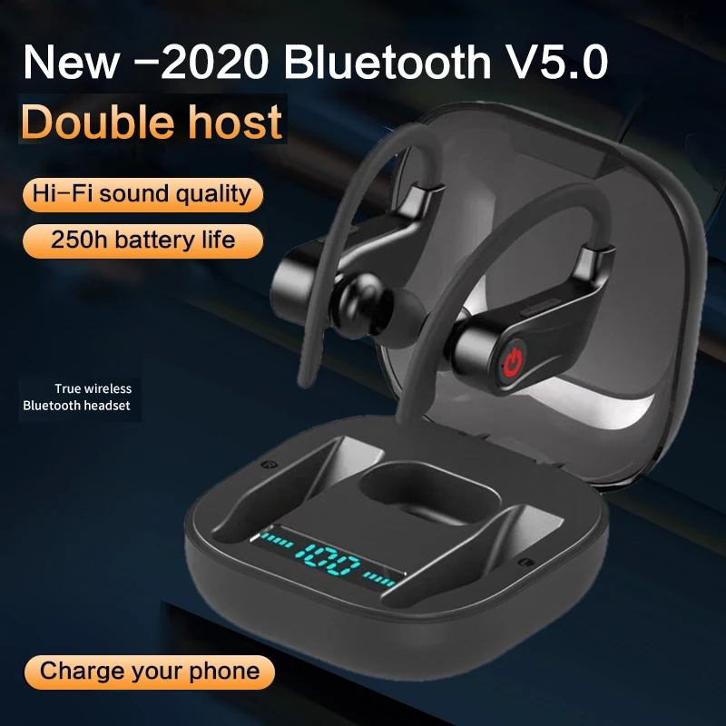 

New DIY TWS Bluetooth5.0 Earphone Wireless Headset Stereo Sport Wireless Headphones Earbuds For Android IOS Smart Phone Digital