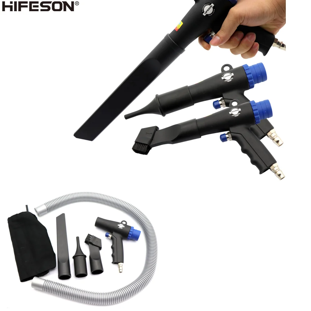 

High Pressure 2 in 1Air Duster Compressor Blow / Suction Gun Pistol Type Pneumatic Cleaning Tool Energy-saving High Quality