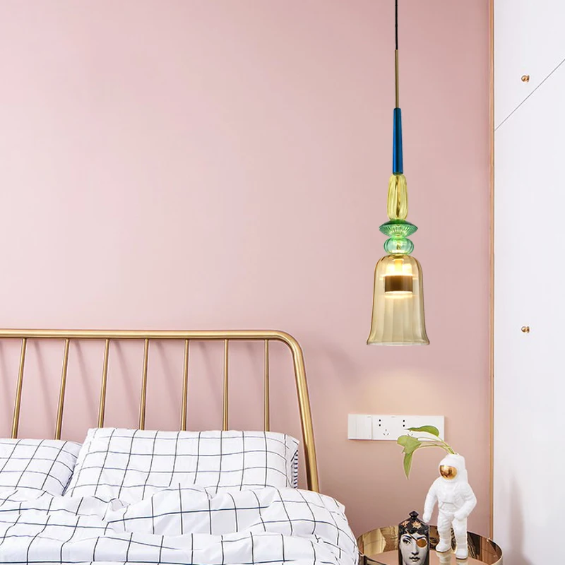 

Современный светодиодный подвесной светильник, декоративные лампы в скандинавском стиле для гостиной, гостиной, стеклянный абажур, светил...