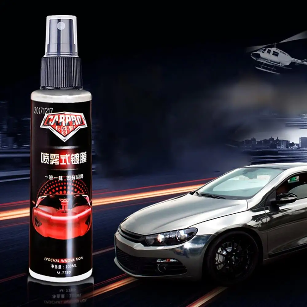 

100ml Auto Anti-Scratch Type Spray Crystal Liquid Plating Ceramic Coating Car Painting Care Polished Lacquer Glass Coating