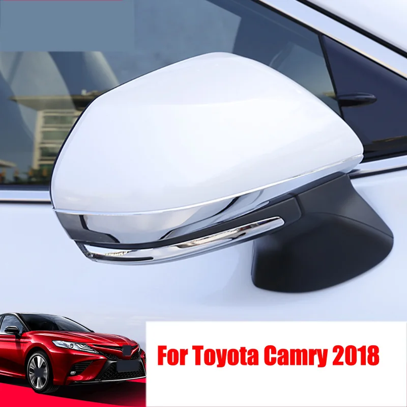 Накладка на боковое зеркало заднего вида для Toyota Camry XV70 2018 накладка в полоску