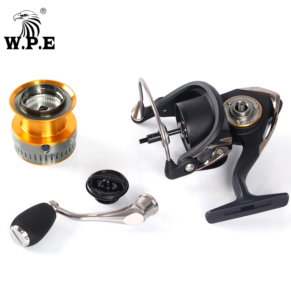 W.P.E TS3500 спиннинговая Рыболовная катушка водостойкая 10 + 1 шариковая Beraings