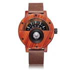Мужские креативные наручные часы s из орехового дерева, мужские наручные часы с компасом из натуральной кожи палисандра, вращающиеся наручные часы