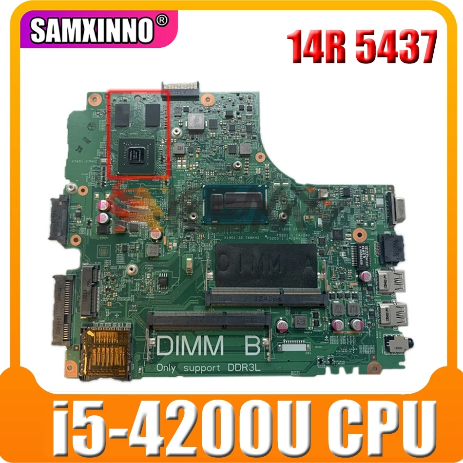 

Оригинальная материнская плата для ноутбука Dell Inspiron 14R 5437 3437 Core I5 CN-0KC1KM 0KC1KM материнская плата 12314-1 SR170 N14M-GE-S-A2