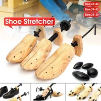 new 1 piece shoe tree wood shoes stretcher wooden adjustable man women flats pumps boot shaper rack expander trees size sml