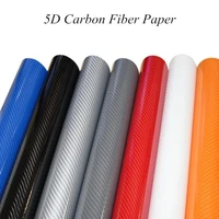 127x30cm 5d carbon fiber film paper car wrap sheet roll film surface modification personalized stickers auto diy decor accessory