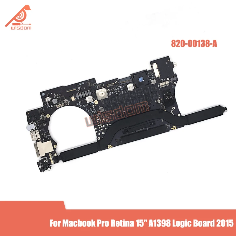 Оригинальная материнская плата A1398 820 00138 A i7 2 ГГц 8 16 Гб 661 02524 для Macbook Pro Retina 15 &quot