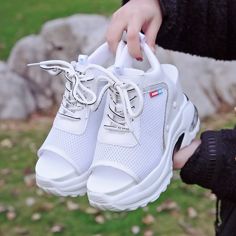 Rimocy из дышащего сетчатого материала супер Обувь на высоком каблуке женские