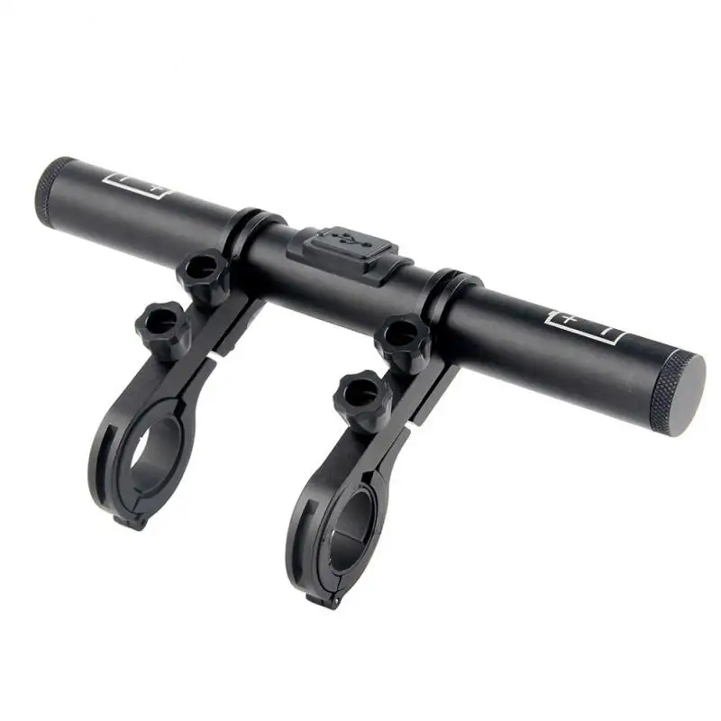 

20CM Bicycle Handlebar Extender Mount Aluminum Extension Frame Flashlight Bracket Cycling Bike Front Light Holder Charging Bank