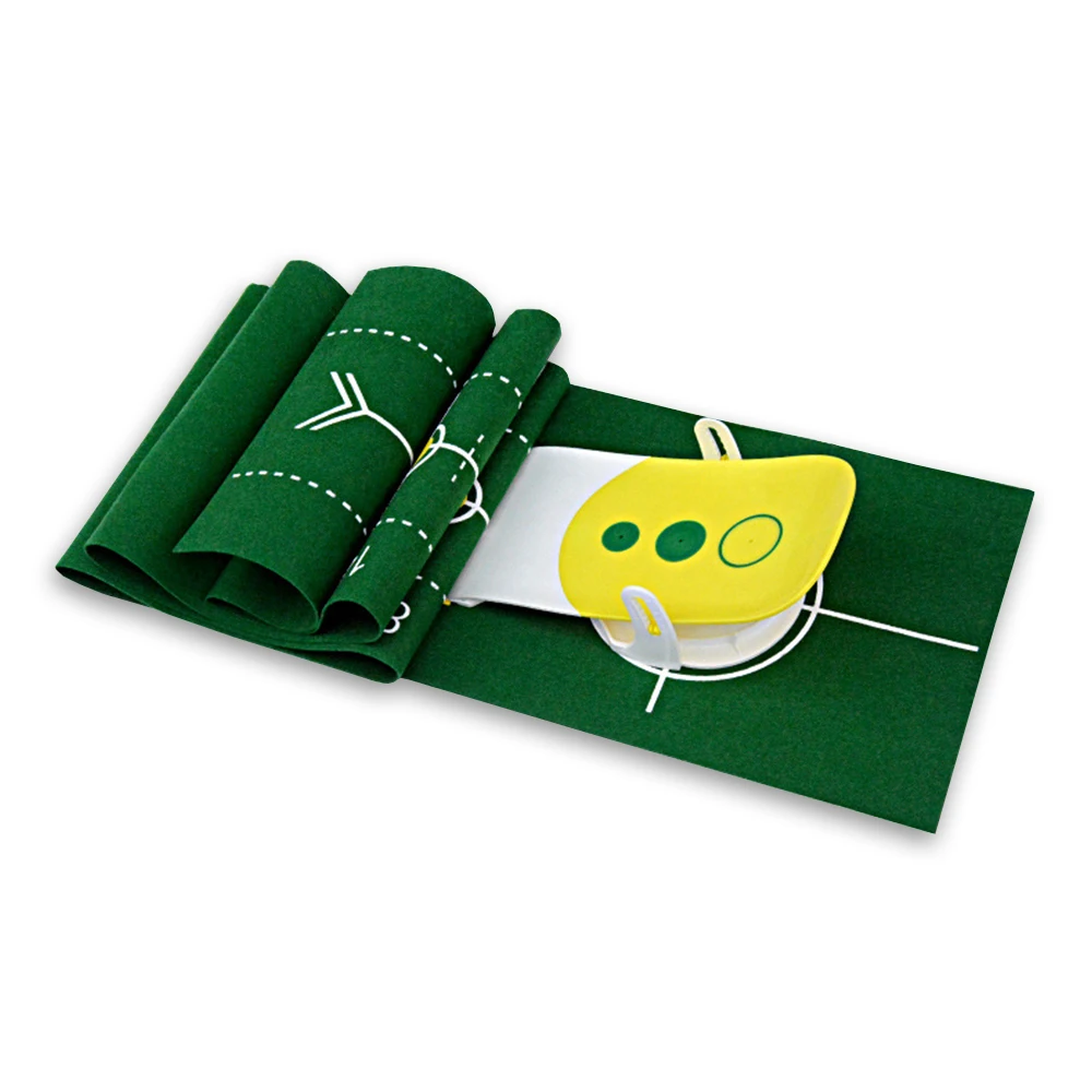 

Indoor Golf Putter Exerciser Home Exercise Portable Fun Office Mini Grass Green Practice Blanket Perfect for Practicing