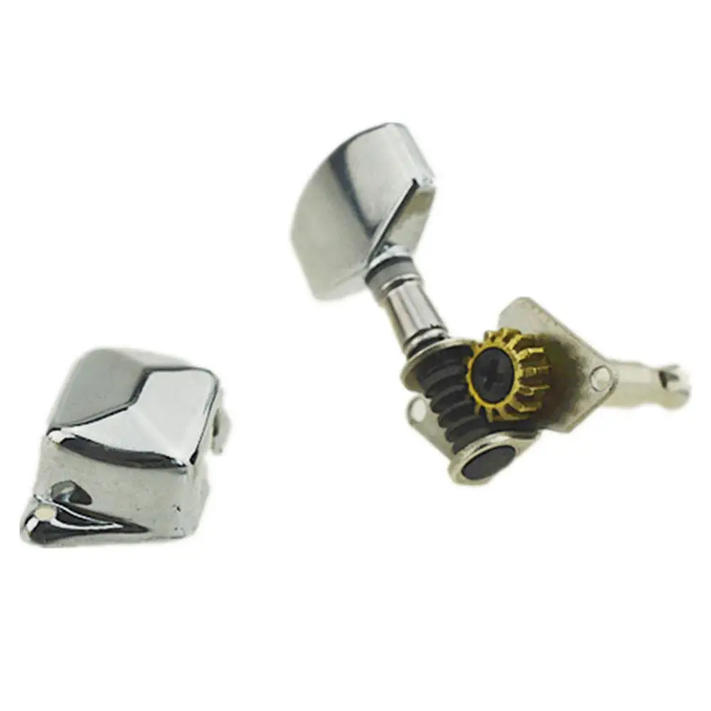 Тюнеры головки станка кнопка для гитары Подарочные полузакрытые металлические