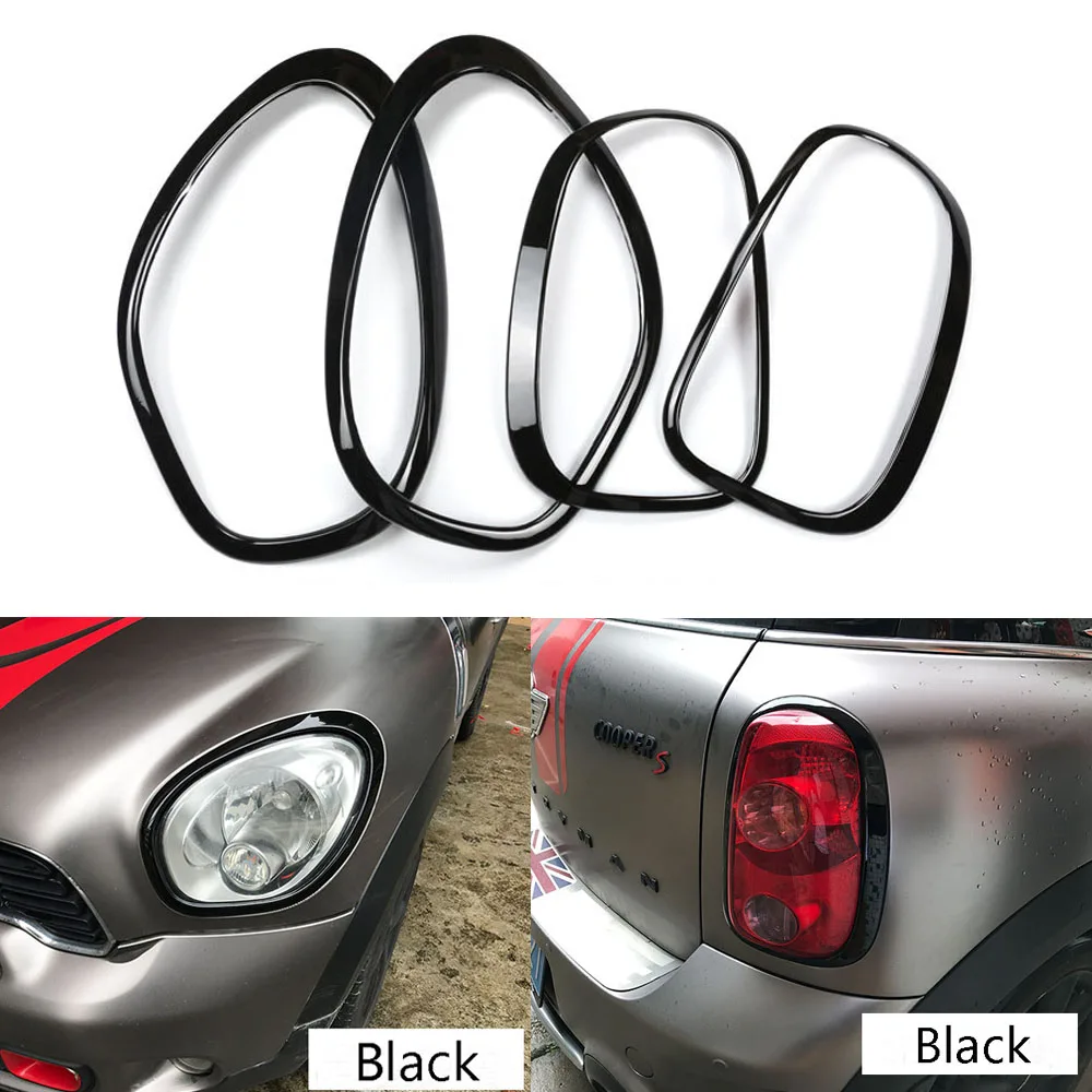 Headlight Taillight Border For Mini Cooper countryman R60 Decoration Stickers Rims Surrounds Car Styling kit car accessories | Автомобили
