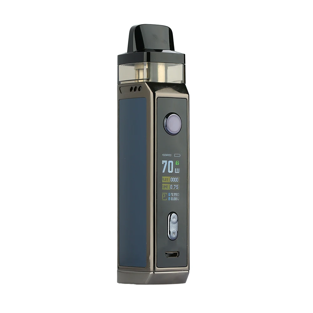 Горячая Распродажа, комплект VOOPOO VINCI X 70W Pod, система с двумя катушками, 0,96 дюймовый экран, питание от батареи 18650, комплект Vape vs Vinci Mod Kit - Цвет: Space Gray