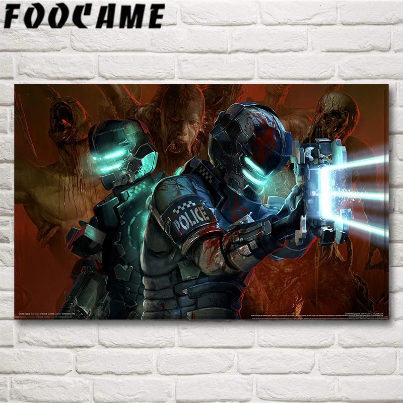 Foocome Dead Space 2 3 Горячие видео игры Настенный декор плакаты и принты картинки