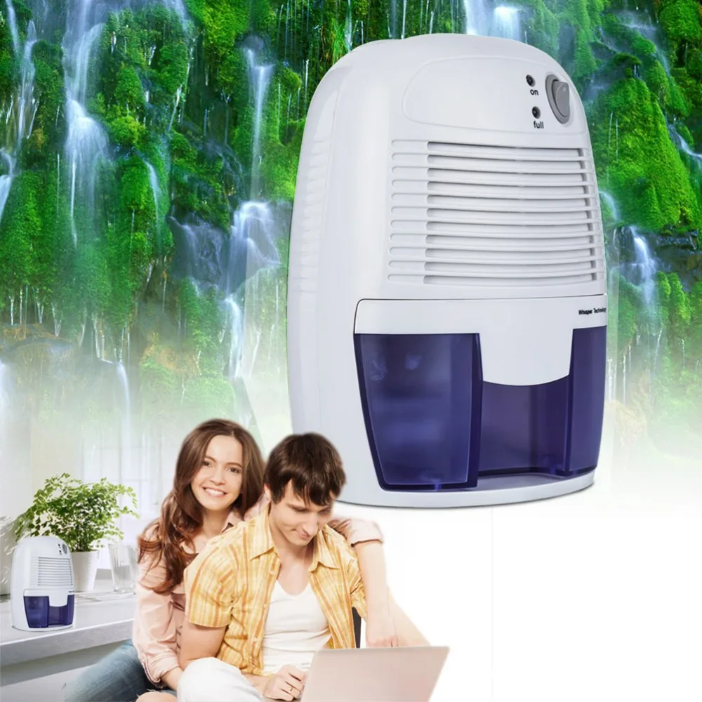 

500ml Mini Dehumidifier Capacity Quiet Small Dehumidifiers for High Humidity in Home Office Basement Garage Removes Air Moisture