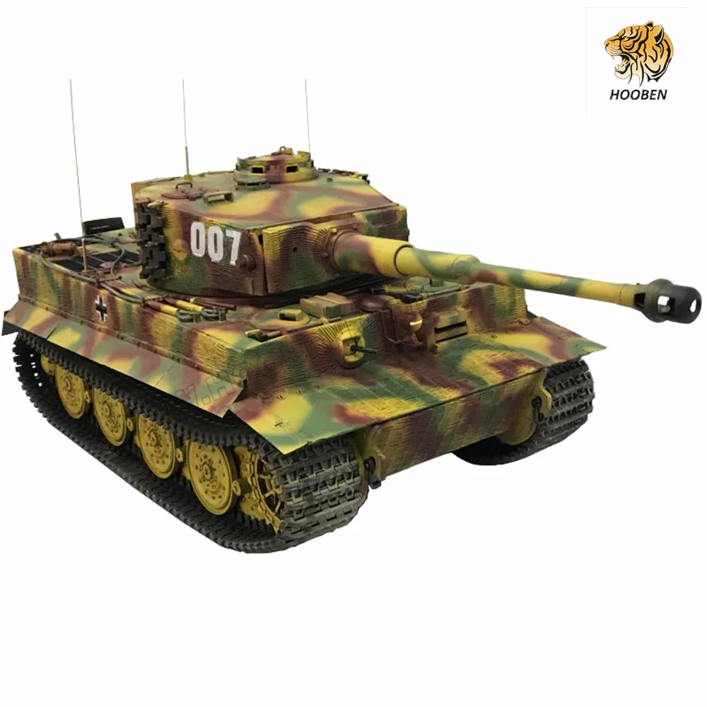 HOOBEN 1:10 RC RTR Танк TigerI позднего производства Wittmann тяжелый танк Второй мировой войны на радиоуправлении полная функция AFV, готов к запуску