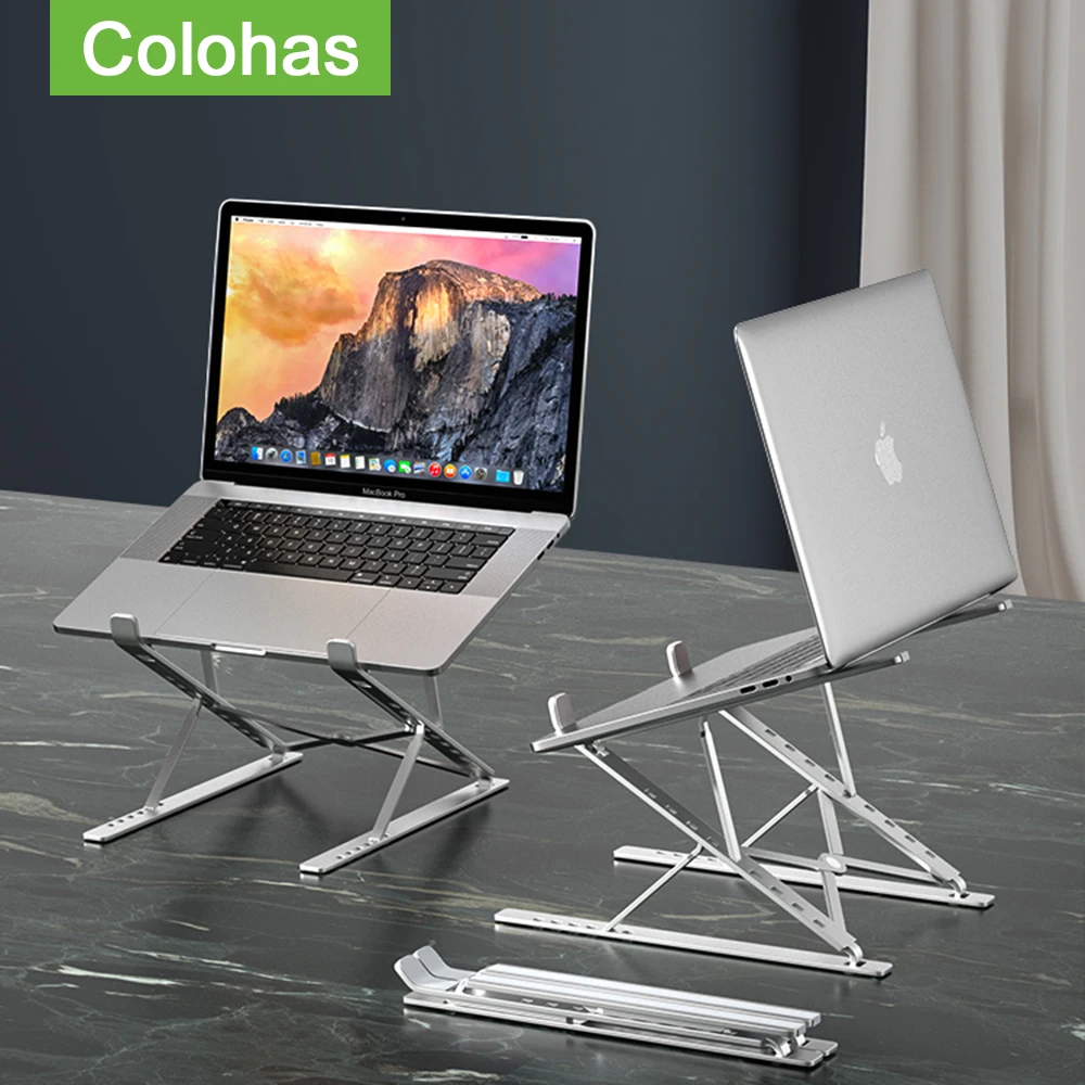 

Портативная подставка для ноутбука, Алюминиевая Подставка для iPad, регулируемая подставка для ноутбука, подставка для планшета Macbook